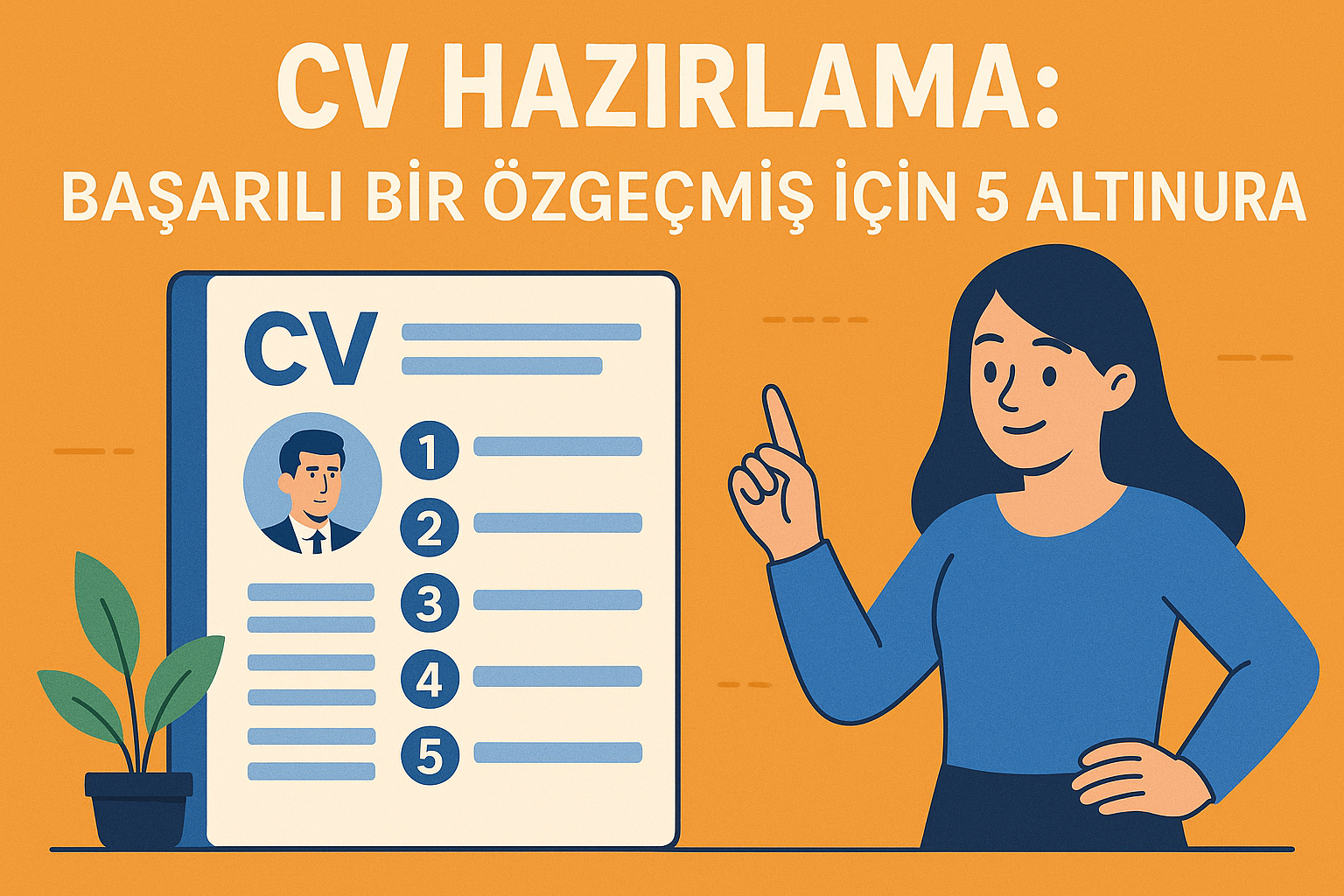 CV Hazırlama: Başarılı Bir Özgeçmiş İçin 5 Altın Kural